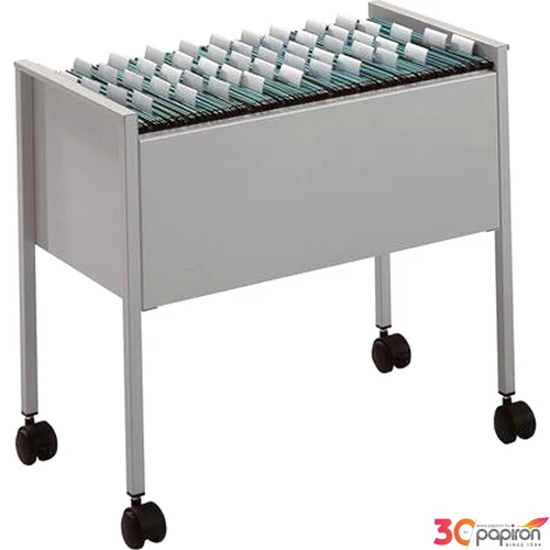 Függőmappa-állvány Economy görgős, DURABLE, szürke DB309510