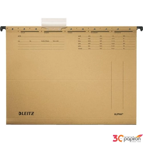 Függőmappa Leitz ALPHA standar ALPHA STANDARD függőmappa Leitz 25db rendelési egység ár 1db-ra