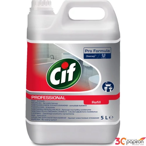 Fürdőszobai tisztító- és vízkőoldószer 5 l CIF
