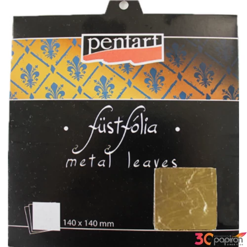 Füstfólia arany 1 14x14cm5 lapcsom 5