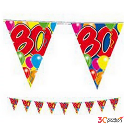 Party banner lufis 80 szülinapi számos 10m-es