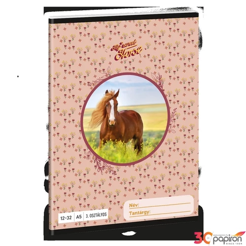 Füzet 12-32 A5 vonalas Ars Una My Sweet Horse (5358) 24 ló 53603494 3.osztályos prémium minőségű fü
