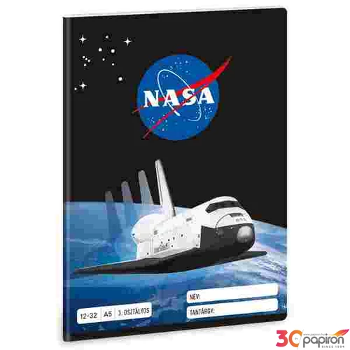 Füzet12-32A5 vonalas Ars Una G Nasa-1 (5126) 22 53603494 3.osztályos prémium minőségű fü