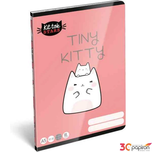 Füzet 12-32 A5 vonalas Lizzy Lollipop Kittok Catto 3.osztályos füzet