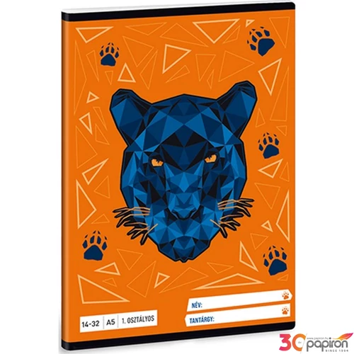 Füzet 14-32 A5 vonalas Ars Una Black Panther (5082) 21 53583499 1.osztályos füzet prémium minős