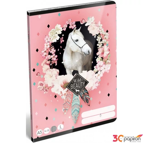 Füzet 14-32 A5 vonalas Lizzy Wild Beauty-Rose 21' 1. osztályos füzet