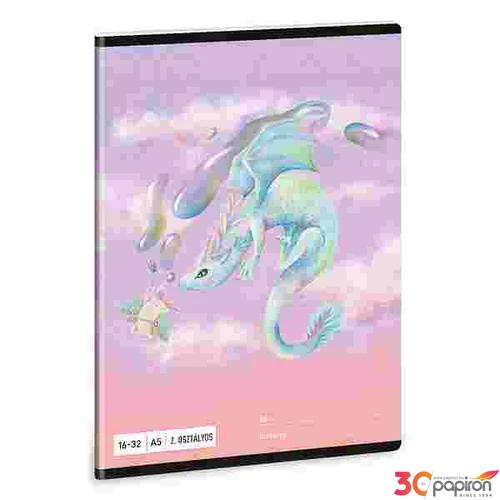 Füzet 16-32 A5 vonalas Ars Una Daydream (5142) 22 53593498 2.osztályos füzet prémium minős