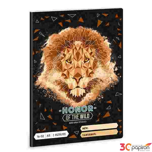 Füzet 16-32 A5 vonalas Ars Una Honor Of The Wild (5132) 22 53593498 2.osztályos füzet prémium minős