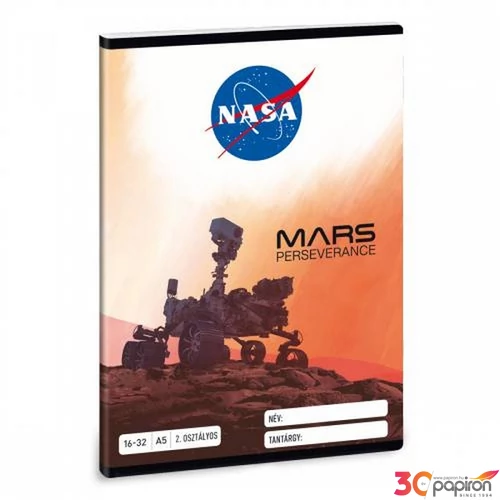 Füzet 16-32 A5 vonalas Ars Una NASA-1 (5078) 21 53593498 2.osztályos füzet prémium minős