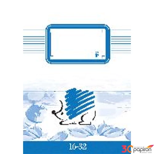 Füzet 16-32 A5 Vonalas ICO Ico Süni 80g-os papírból 2. osztályos füzet
