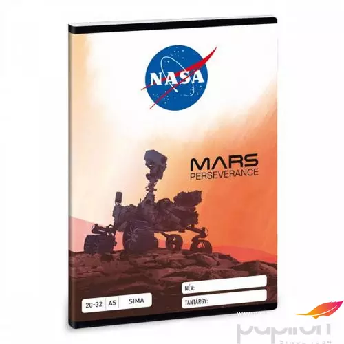 Füzet 20-32 A5 sima Ars Una NASA-1 (5078) 21 53610782 prémium füzet