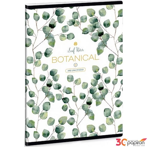 Füzet 20-40 A5 sima Ars Una 20 Botanic Leaf 53150240 prémium minőségű füzet