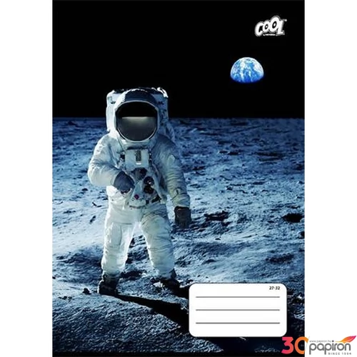 Füzet 27-32 A5 kockás 32 lap, Cool by Victoria Man on the Moon
