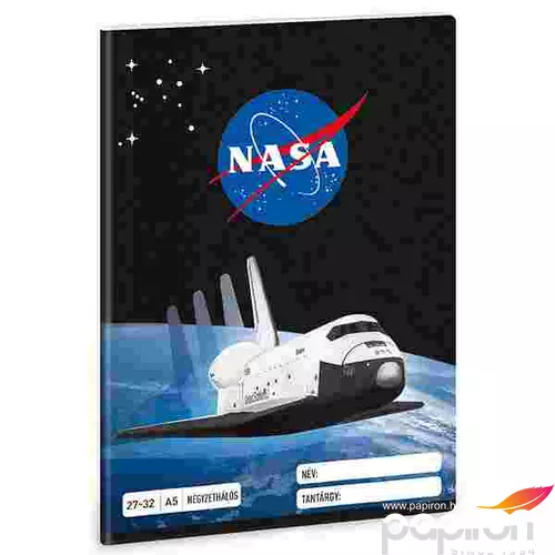Füzet 27-32 A5 kockás Ars Una NASA-1 (5126) 22 prémium füzet négyzethálós
