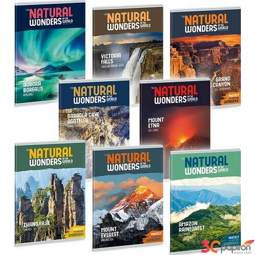 Füzet 27-40 A5 kockás Ars Una Natural wonders - A természet csodái 19 93149358 prémium füzet négyzethálós