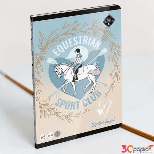 Füzet 31-32 A5 szótár Lizzy26 Wild Beauty Sport Club 32 Lap 