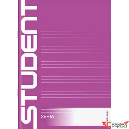 Füzet 36-16 A5 hangjegy Ico Student minőségi 16lapos tűzött füzet Ico Student iskolaszezonos tanszerek
