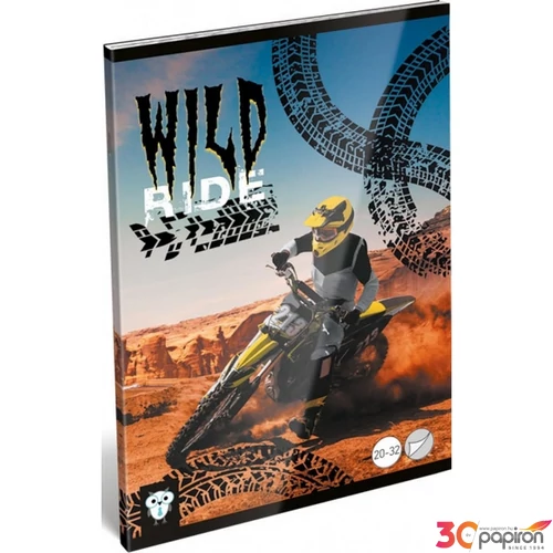 Füzet 20-32 A5 sima Lizzy Kis Bagoly Wild Ride Lizzy kollekció
