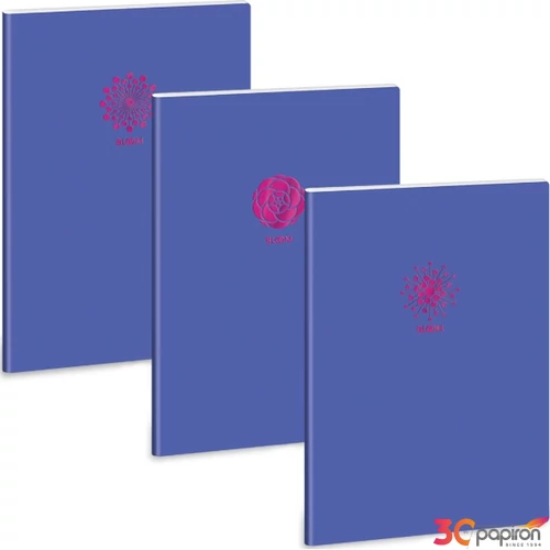 Füzet 80-32 A4 sima Ars Una Violet Spring 53804457 Extra Kapcsos prémium füzet