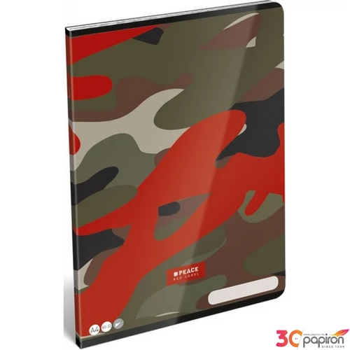 Füzet 80-32 A4 sima Lizzy Peace-Red Label 21' Lizzy kollekció