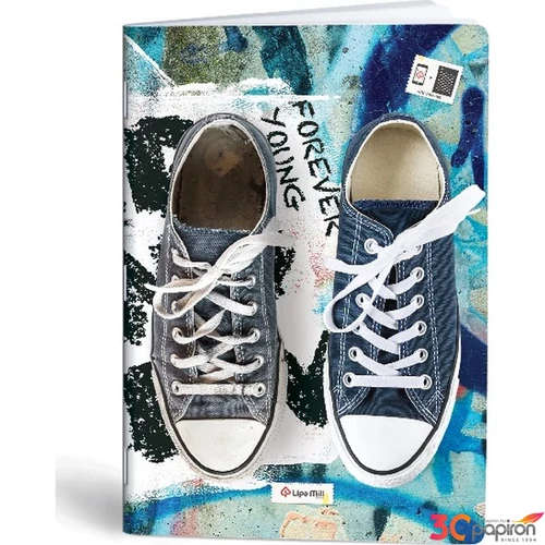 Füzet 81-40 A4 vonalas Lizzy Lipamill 2022 Premium Sneakers 40+2lapos Lizzy kollekció füzetek