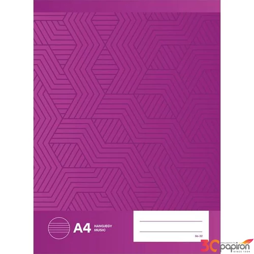 Füzet 86-32 A4 hangjegy BS 32lap 