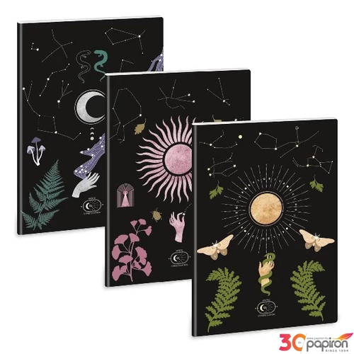 Füzet 87-40 A4 kockás Ars Una Extra kapcsos Mystic Constellation 5423 53124234 A/4-es négyzethálós 40lapos 75g