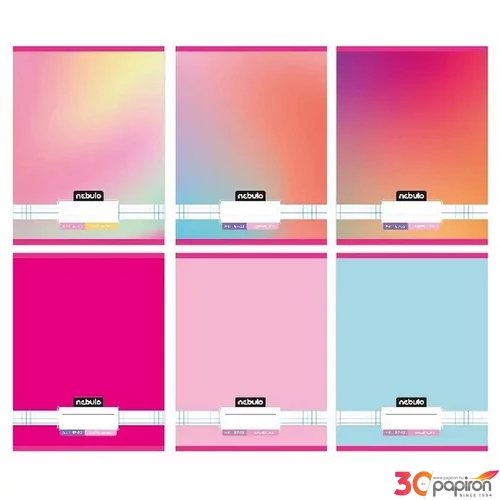 Füzet 80-32 A4 Sima Nebulo Monochrome és Gradient minták I. A minta nem választható! 32lap/70g