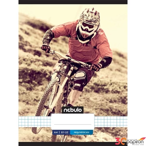 Füzet 87-32 A4 kockás Nebulo Xtreme minták A minta nem választható! 32lap/70g