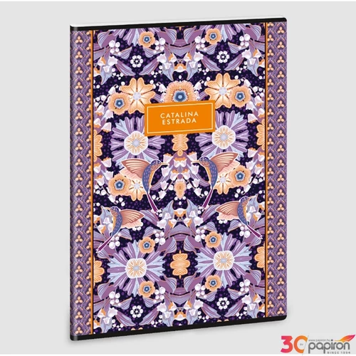 Füzet 87-40 A4 kockás Ars Una Catalina Flower Lili (5275) 23 53122759 A/4-es négyzethálós 40lapos 75g