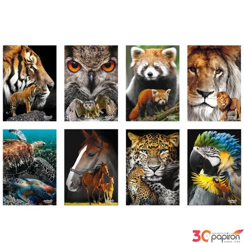 Füzet A4 Blasetti vonalas 80g 42 lapos Animals 8291