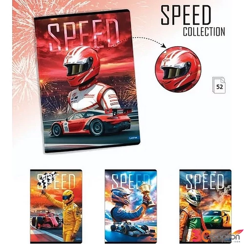 Füzet A4 kockás 52lap A/4 Speed '25 