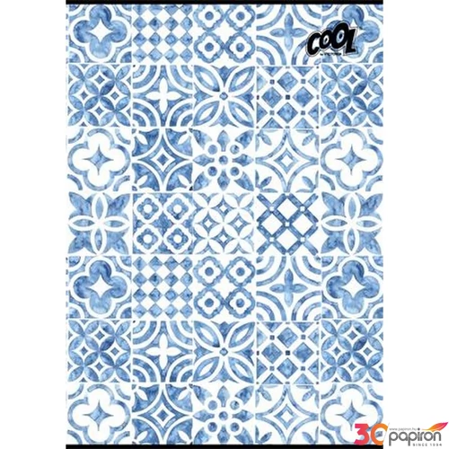 Füzet A4 kockás 80 lapos Cool by Victoria Mediterrain patterns