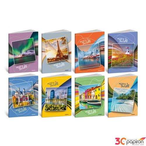 Füzet A4 kockás Blasetti 80g 42lap LET S GO 