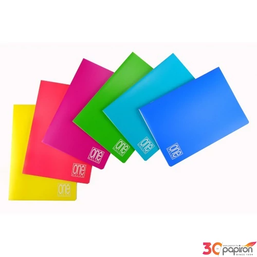 Füzet A4 kockás Blasetti One Color 80g 42lap PP borító 5571