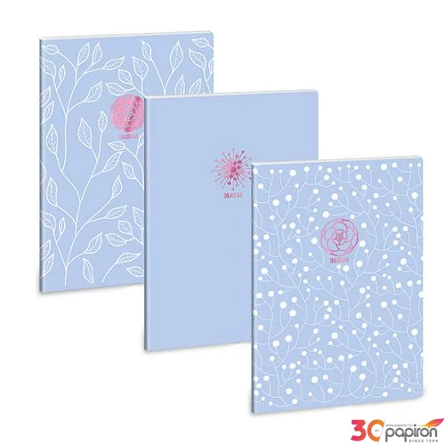 Füzet A4 ponthálós Ars Una Skyblue Spring(5244) 53102447 Extra kapcsos prémium füzet