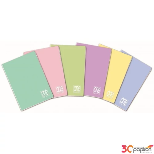 Füzet A5 sima Blasetti One Color Pastell 80g 42lap 6775 