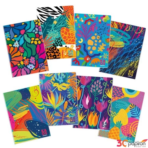 Füzet A4 vonalas Blasetti 100g kemény fedeles 38l KAOS 8477/1R