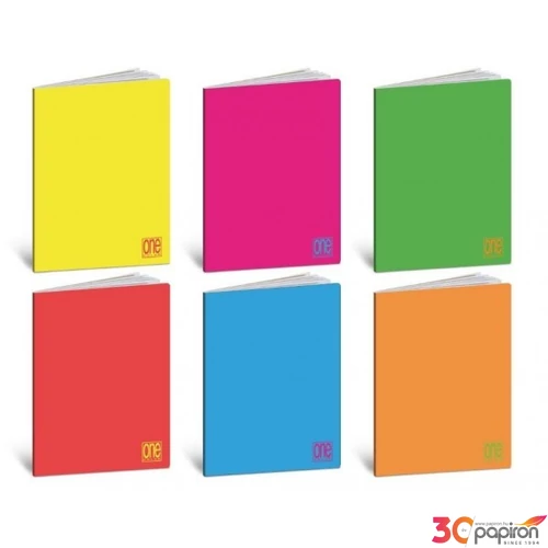 Füzet A4 vonalas Blasetti One Color Fluo 80g  42l 7720M 