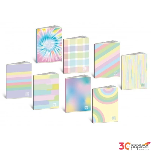 Füzet A4 vonalas Blasetti One Color Pastelplus 80g 42l 7745M 