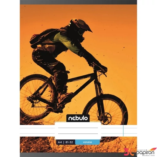 Füzet 81-32 A4 vonalas Nebulo Xtreme minták A minta nem választható! 32lap/70g
