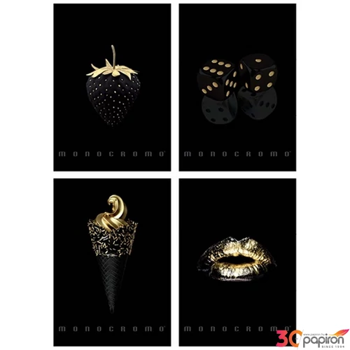 Füzet 50lapos A4 vonalas Pigna Monocromo Gold 02326091R vegyes mintával