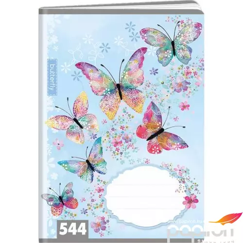 Füzet A5 Argus Butterfly vonalas 40 lapos 1592-0303-2