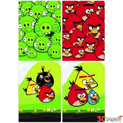 Füzet A5 Interdruk 32lapos 1.o VONALAS Angry Birds vegyes mintákkal A minta szabadon nem választható! AB