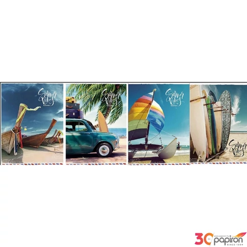 Füzet A5 kockás Shkolyaryk 27-3248lap, Summer vibes vegyes