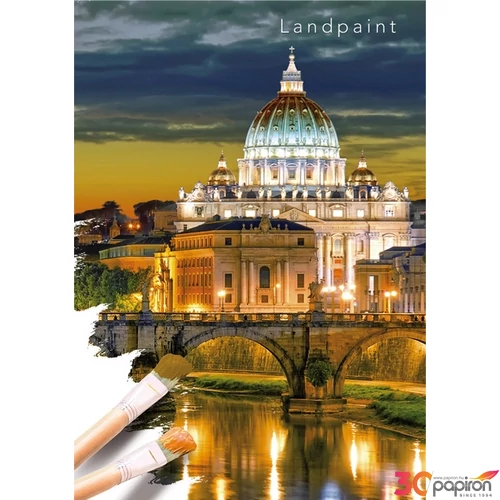 Füzet A5 Landpaint 601642l 80gr kockás Blasetti