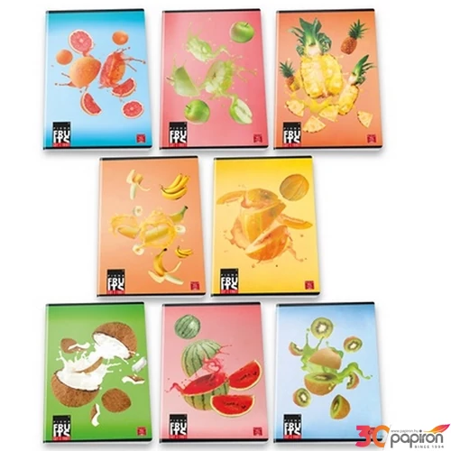 Füzet A/5 Pigna Fruits 42 lapos kockás