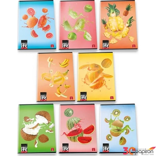 Füzet A/5 Pigna Fruits 42 lapos sima
