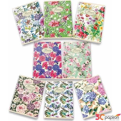 Füzet A/5 Pigna Nature Flowers 42 lapos vonalas 0208835 1R