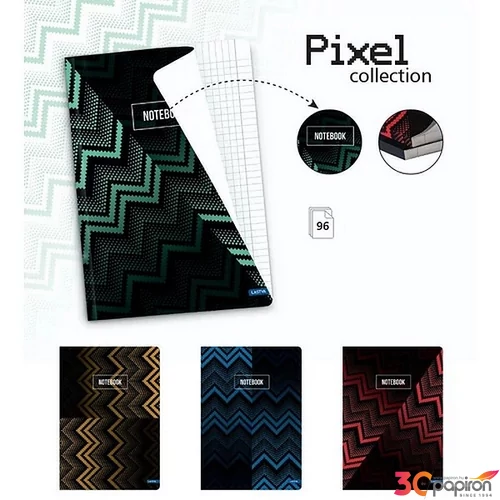 Füzet A/5 vonalas PIXEL '25 